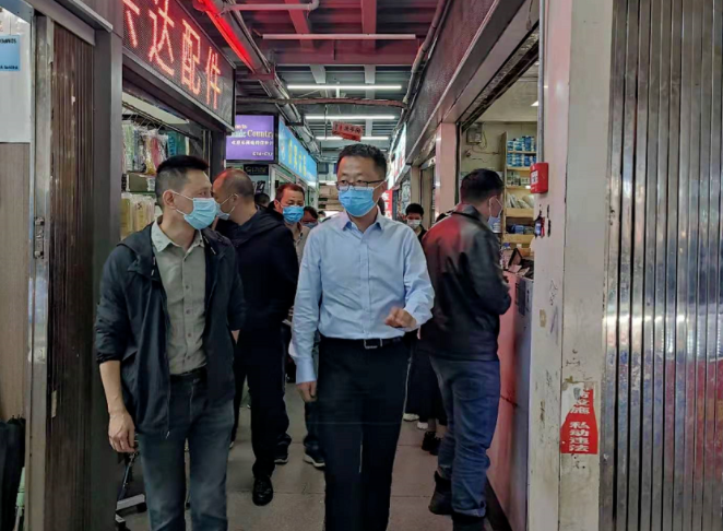 黃俊蒞臨長運物業(yè)督導疫情防控工作