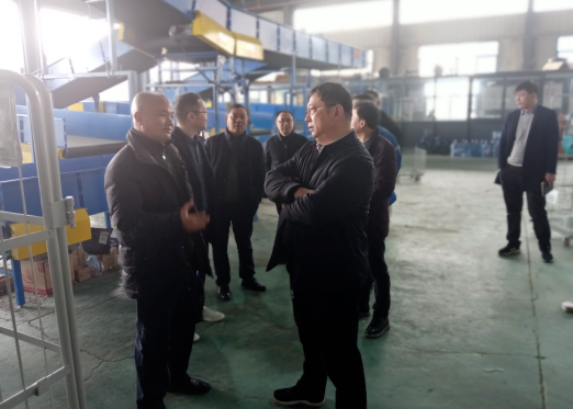 九江長運：省郵政管理局領導調研永修公司農(nóng)村物流三級體系建設工作